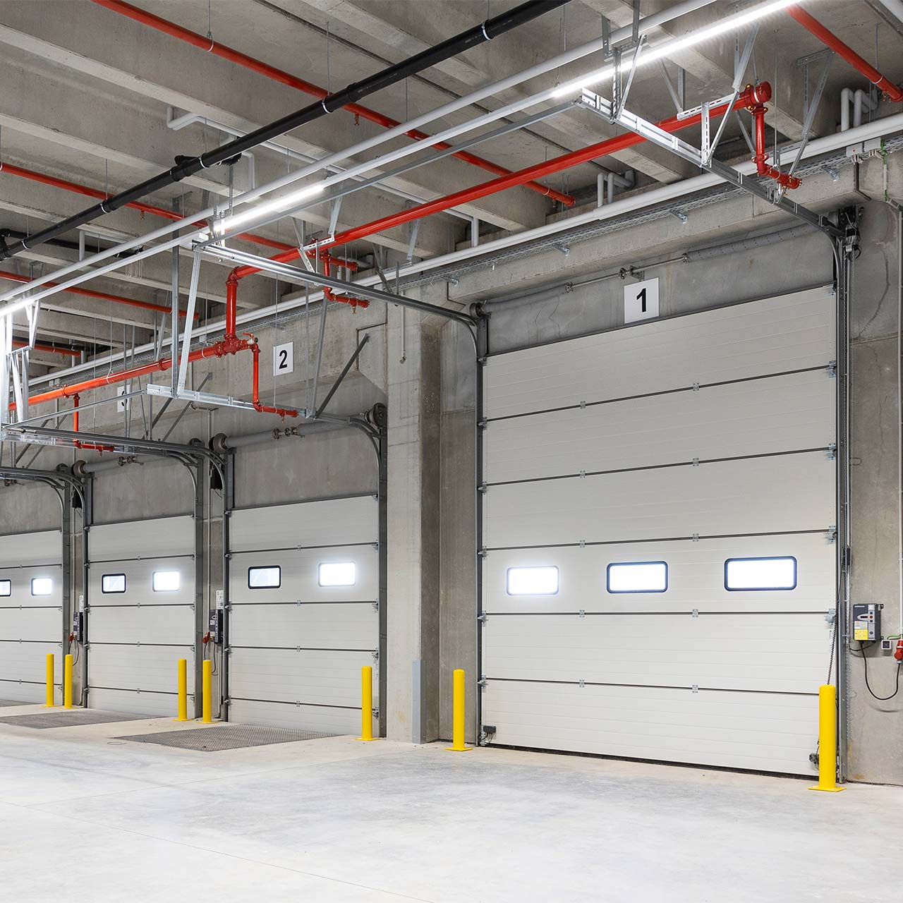 LZM LKW-Andienung Hainichen – Innenaufnahme Innenaufnahme einer Logistikhalle / LKW-Andienung